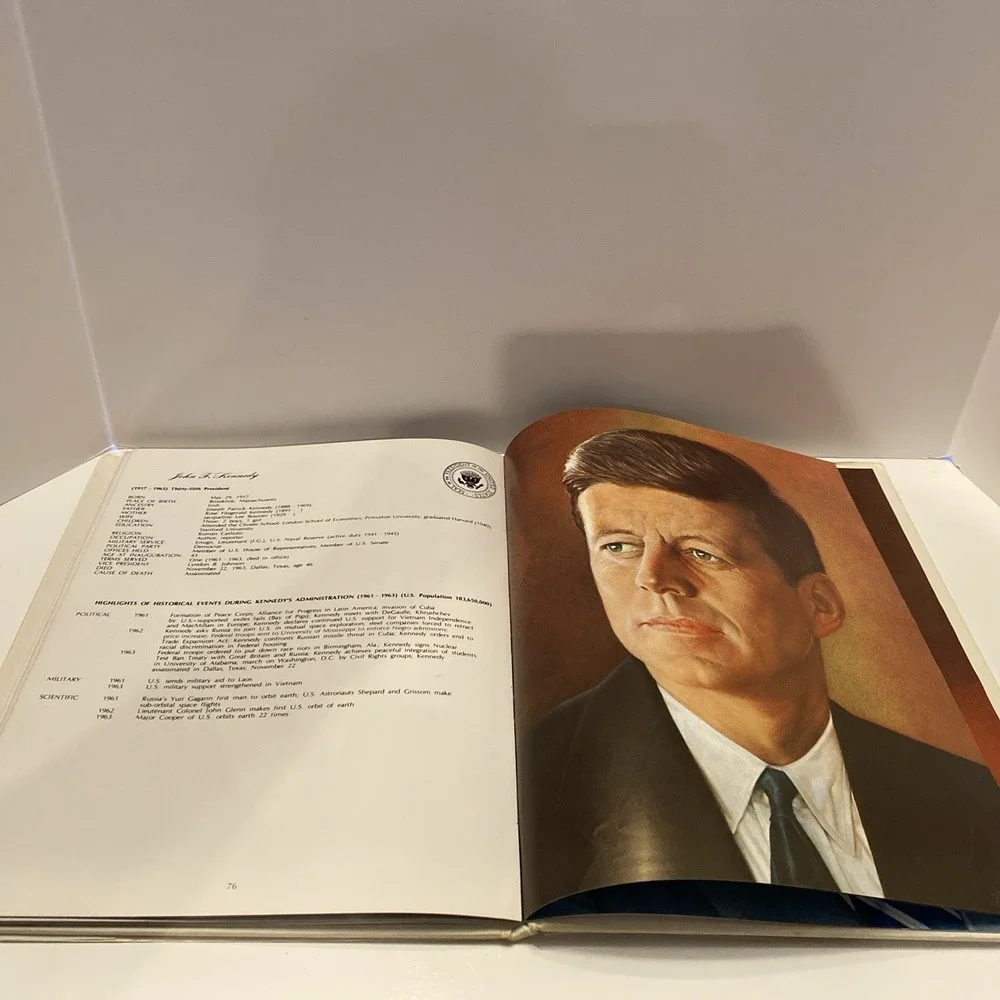 The Presidents Washington To Reagan 1984 HCDJ Oversized Award‎ Winning Portraits